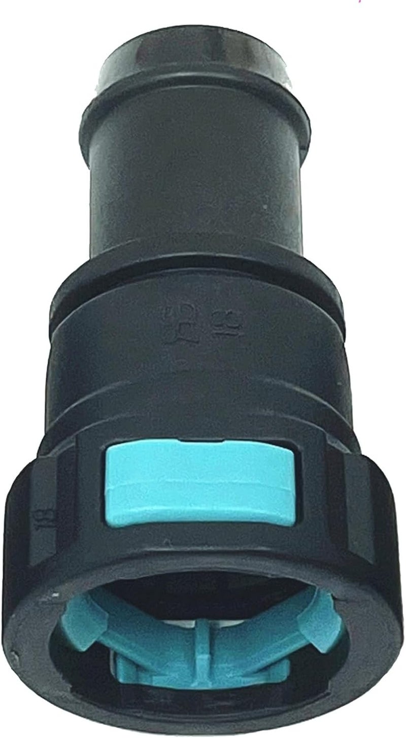 FEEDUN Coolant Hose Connector Adapter,Radiator Pipe Line Fitting for Land Rover Defender,Range Rover,Velar,Evoque,for Jaguar F-PACE,XF,E-PACE,F-TYPE,Engine Heater Hose Assembly Junction Straight 0° 18mm - Image 1